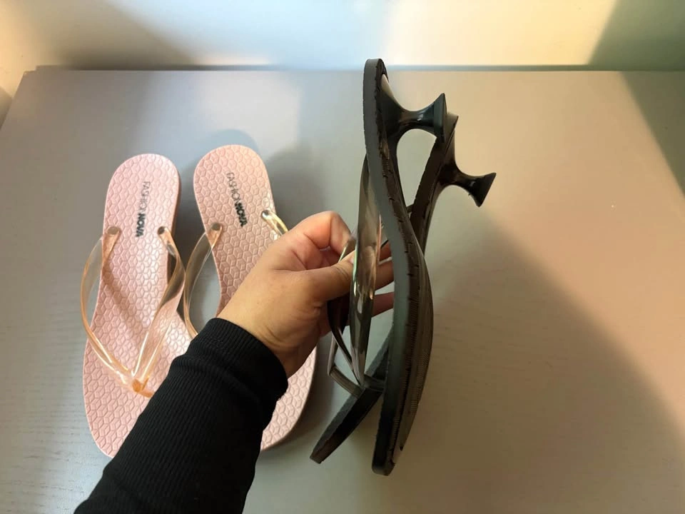 Fashion Nova Thong Kitten Heel Sandals - photo 5