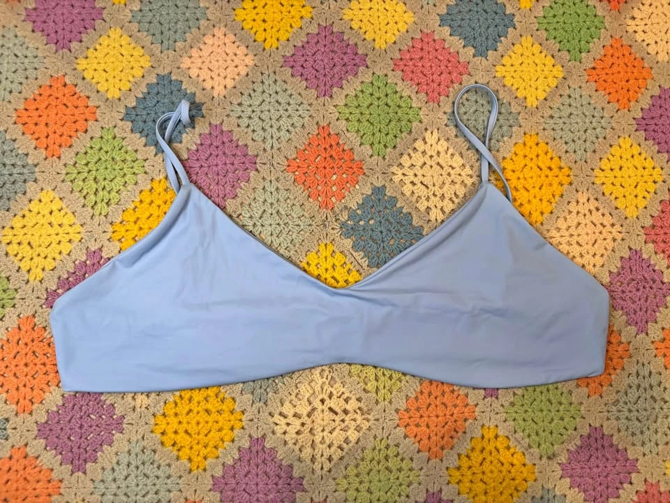 3XL Blue Bralette/Swim Top