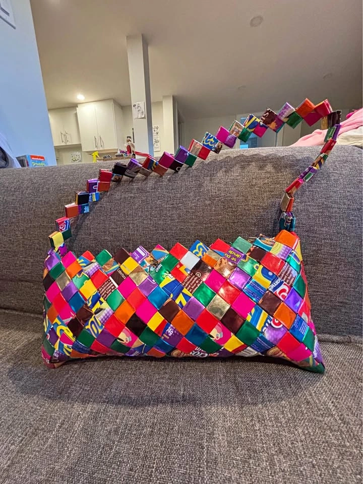 Vintage Y2K Candy Wrapper Purse