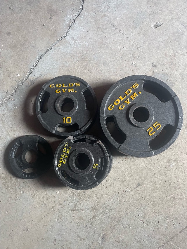 500+ pounds of 2” Olympic plates $1 a pound - photo 2