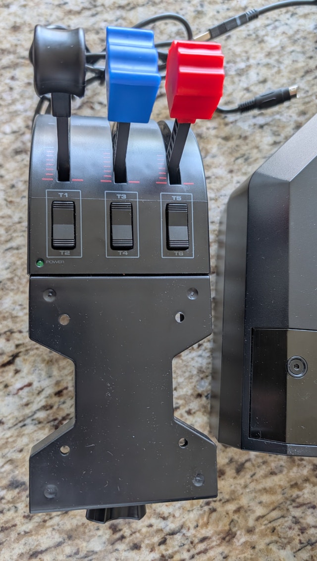 Saitek (Logitech) Pro Flight Yoke System and Throttle Quadrant - photo 4