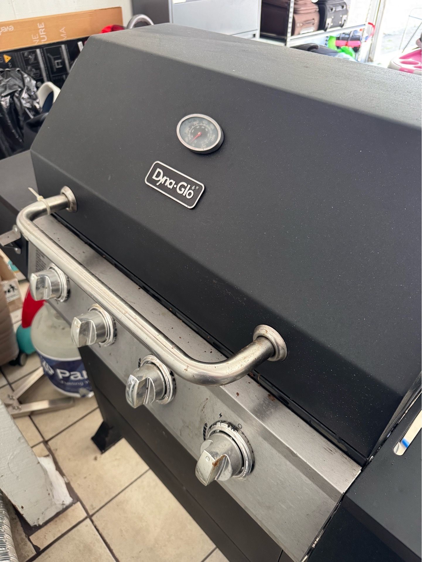 Ultimate BBQ Moving Bundle – Dyna-Glo Gas Grill & VEVOR Rotisser