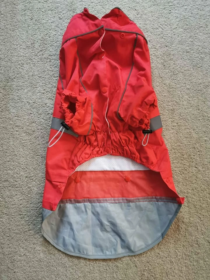 IREENUO Reflective Red Dog Raincoat - photo 2