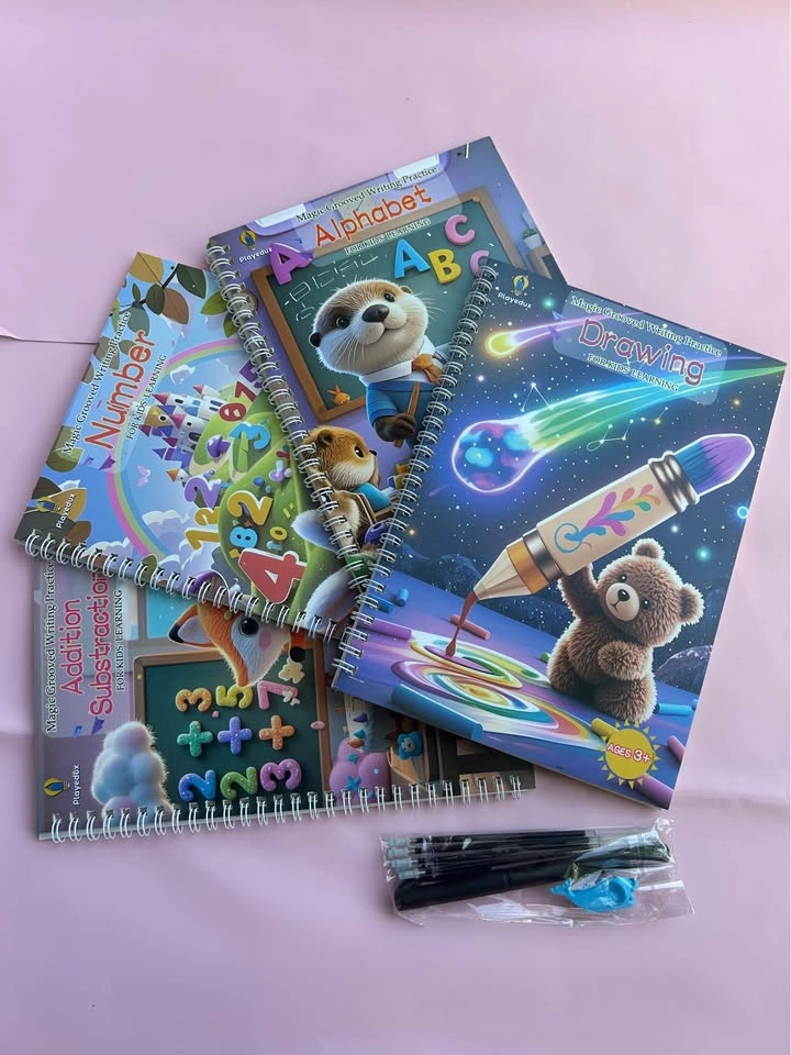 Reusable Magic Practice Books Set for Kids (4-in-1) - photo 2