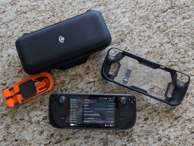 Valve Steam Deck LCD 1tb (1000gb) NVME + screen protector + case