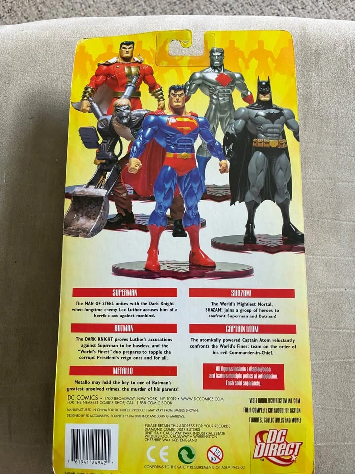 Captain Atom from the DC Direct Superman/Batman Series 1 - photo 2