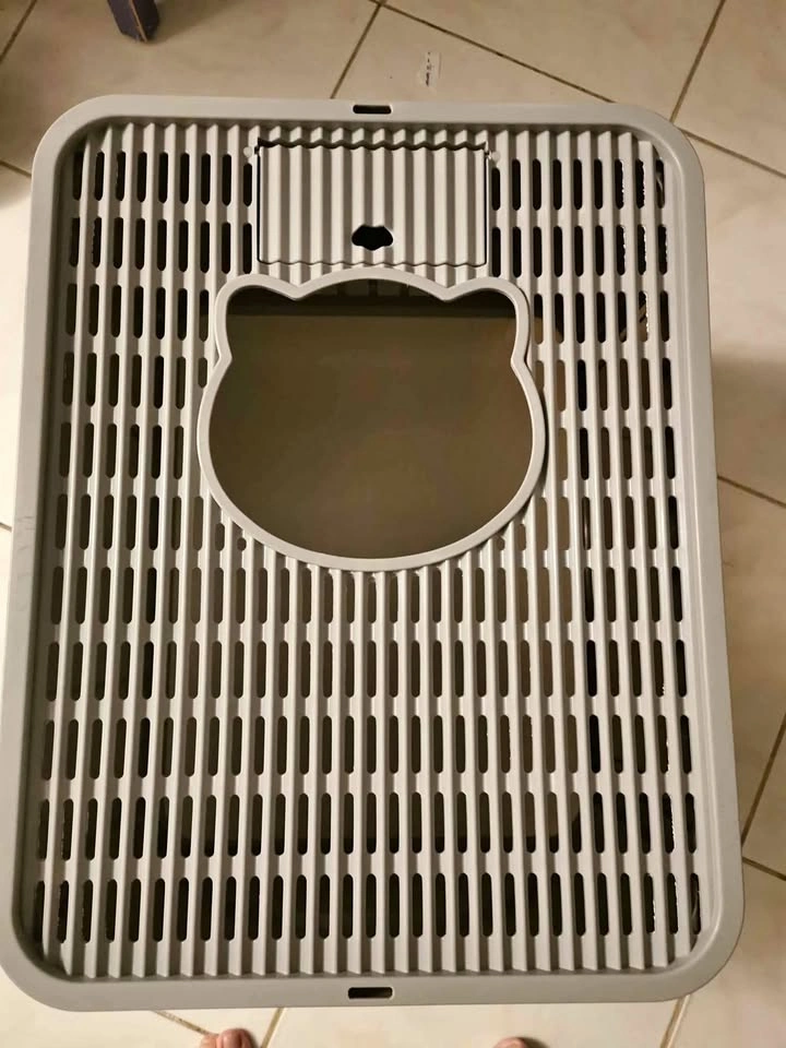 SIDE AND TOP ENTRY CAT LITTER BOX