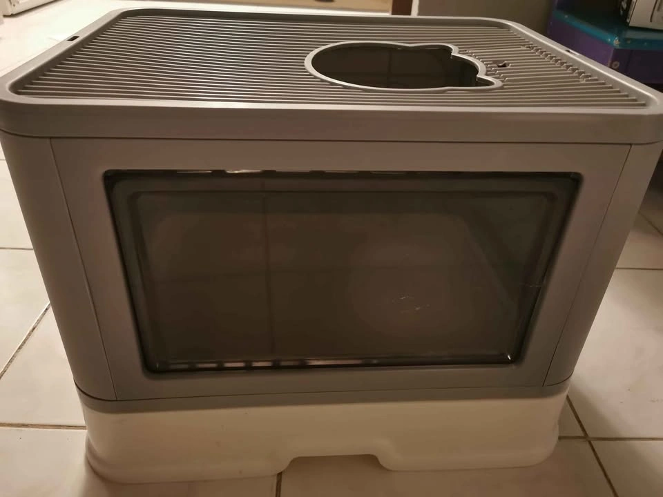 SIDE AND TOP ENTRY CAT LITTER BOX - photo 2