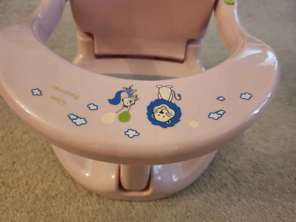 BNIB Foldable Baby Bath Ring Set - Pink - photo 5