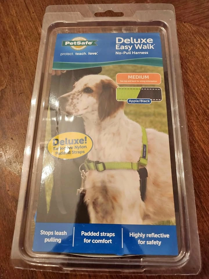 BNIB PETSAFE DELUXE EASY WALK NO PULL HARNESS FOR MEDIUM DOG