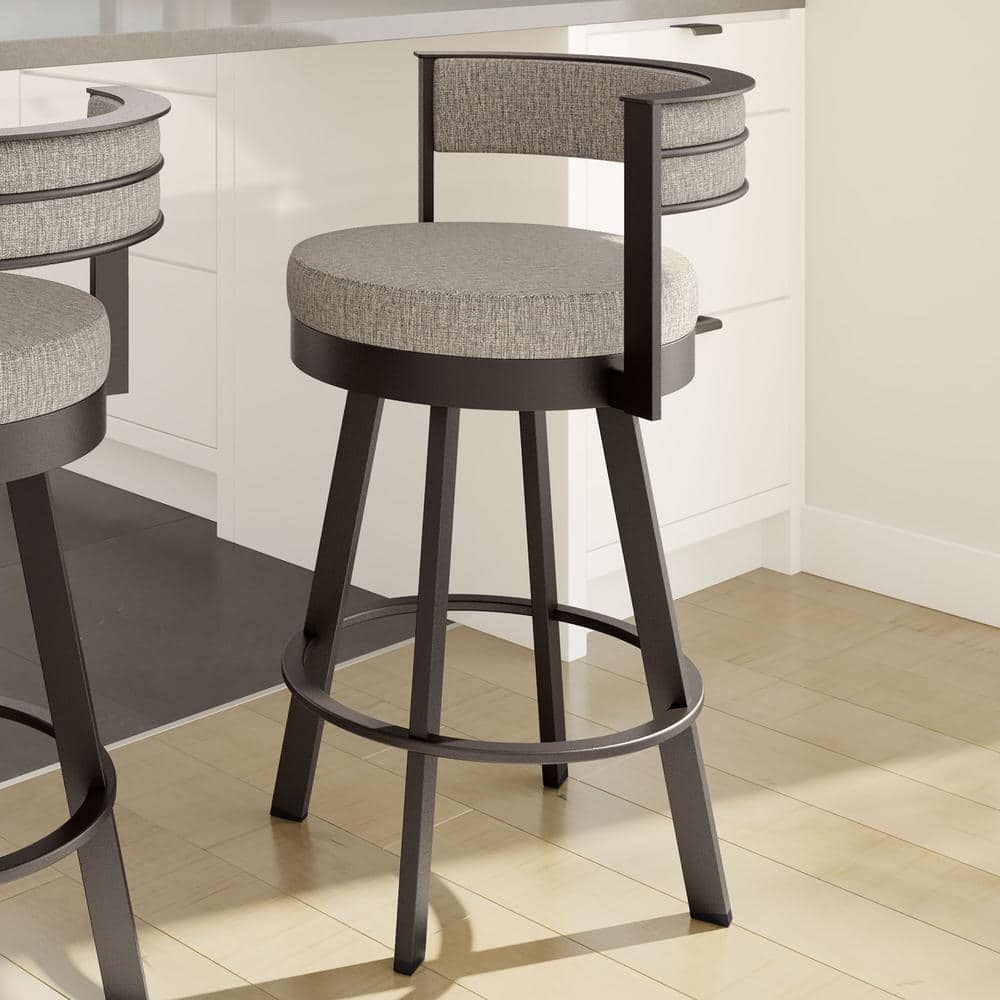 Beautiful set of 2 swivel bar stools in like-new condition - photo 2
