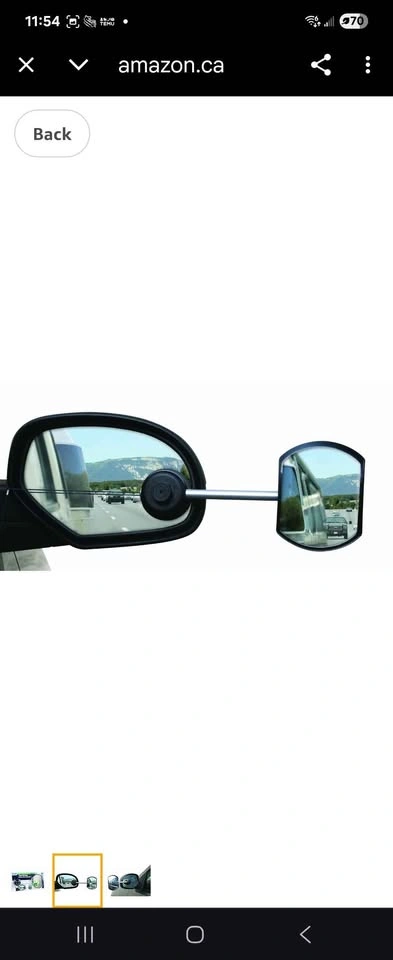 Camco 25664 Flat Tow-N-See Mirror-Driver Side - photo 2