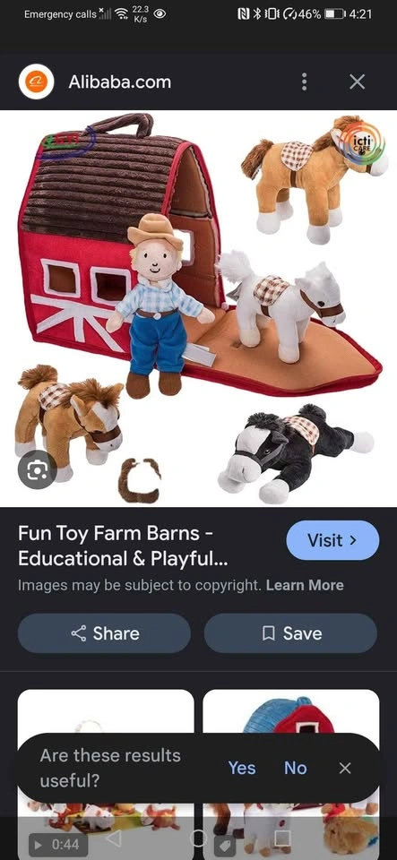 Prextex Plush Barn Toy with Farm Animals - photo 4
