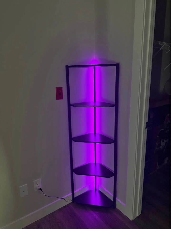 BRAND NEW LED Corner Shelf Unit - ASSEMBLED