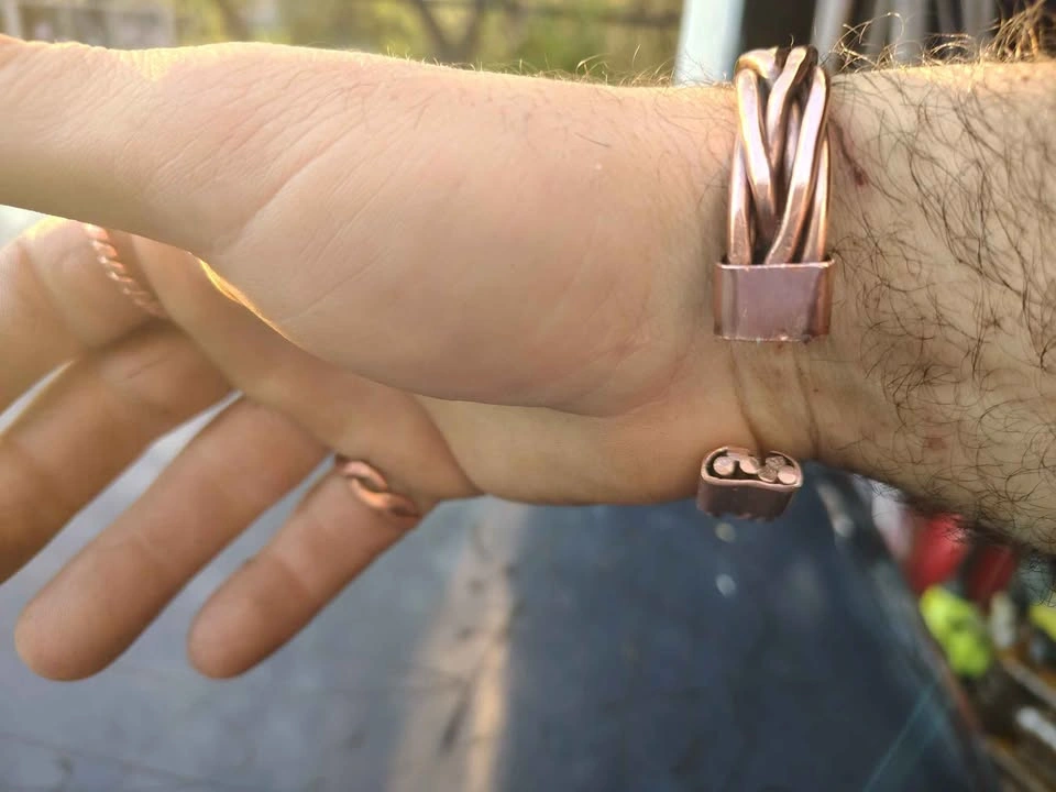 Handcrafted Copper Bracelet - photo 2