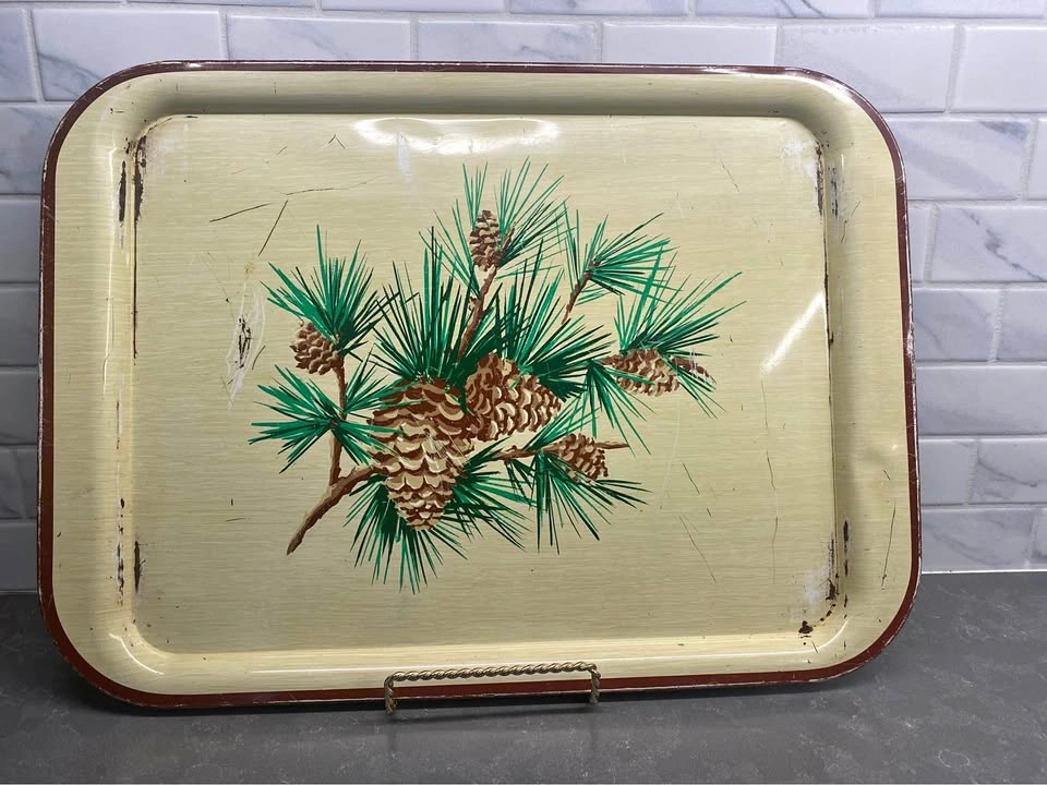 Vintage Mid Century Modern Metal T.V. Lap Tray