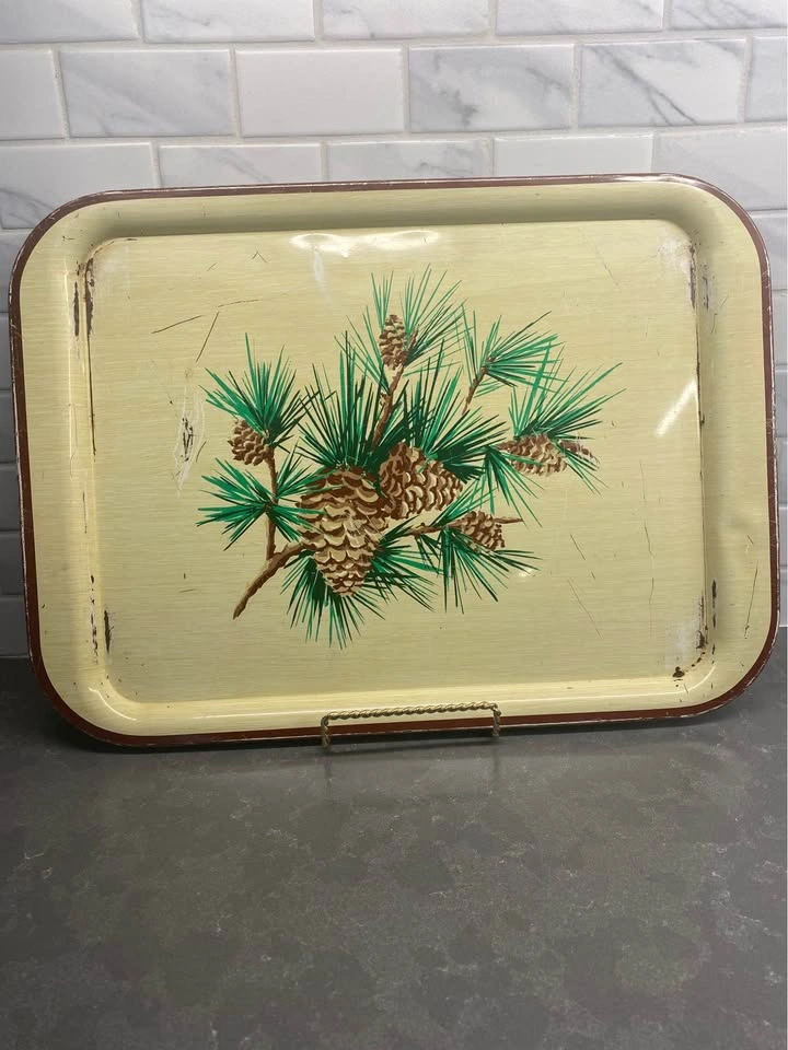 Vintage Mid Century Modern Metal T.V. Lap Tray - photo 2