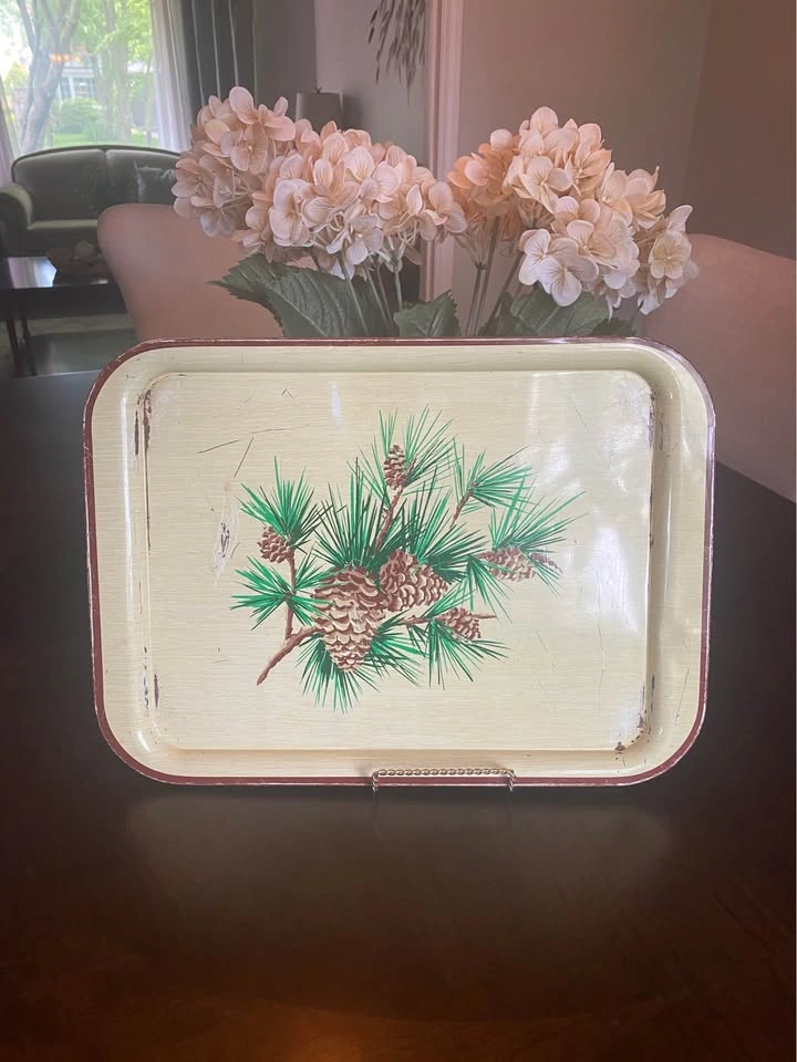 Vintage Mid Century Modern Metal T.V. Lap Tray - photo 3