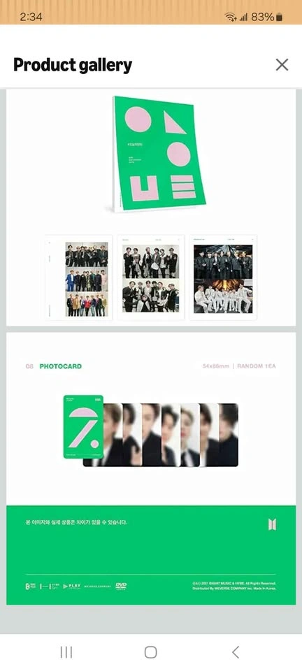BTS Memories of 2020 DVD set - photo 5
