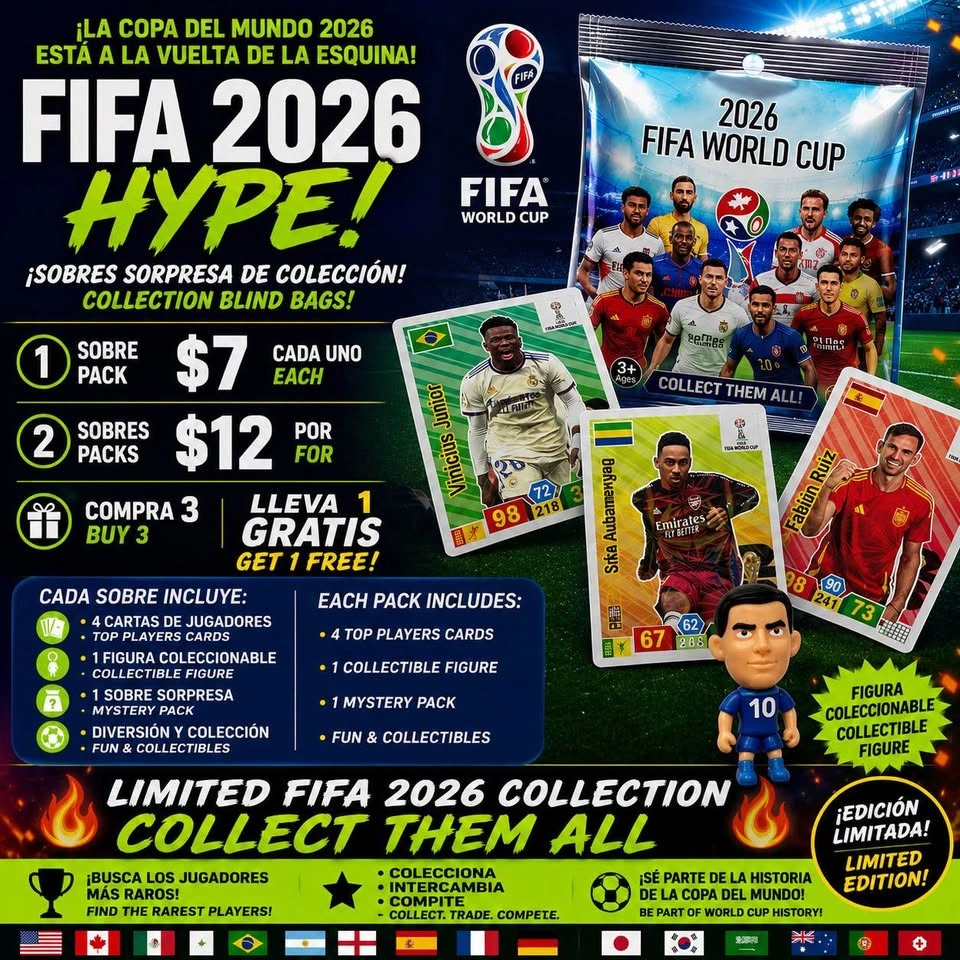 FIFA 2026 World Cup Blind Bags Cards and Collectible Figures - photo 4