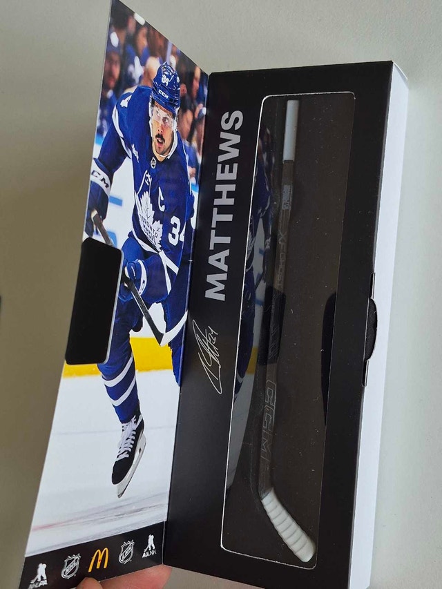 McDonald's NHL Star Sticks--Auston Matthews