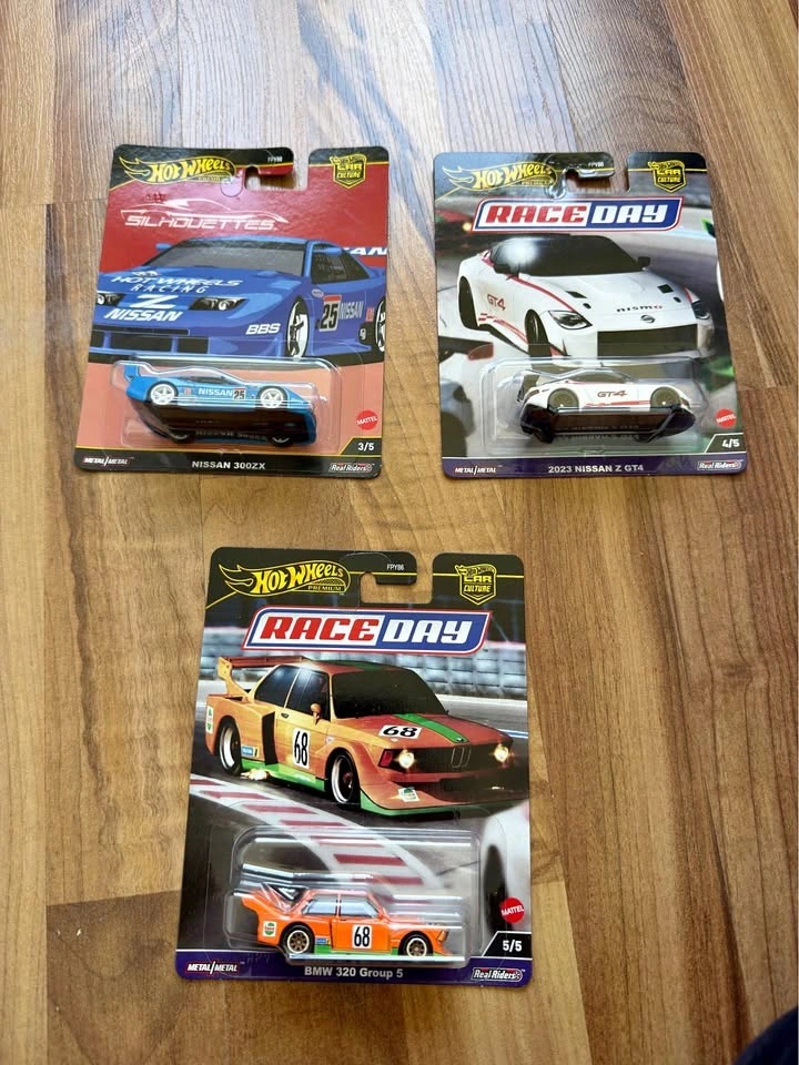 Hot Wheels Premium Car Culture Lot Nissan 300ZX Z GT4 BMW 320