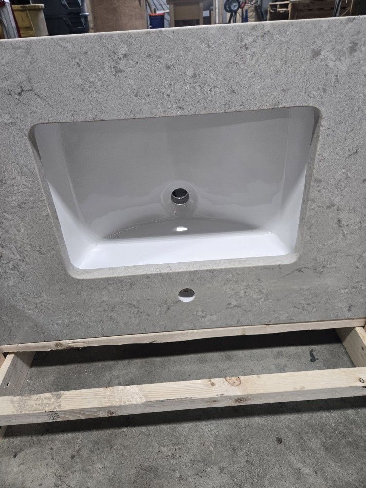 Greige Quartz Countertop 37 1/2 - photo 2