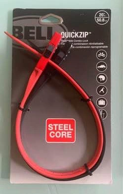 Bell Quickzip Combo Lock 20 inch Steel Core - photo 4