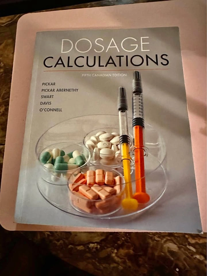Dosage Calculations Fifth Canadian Edition Textbook