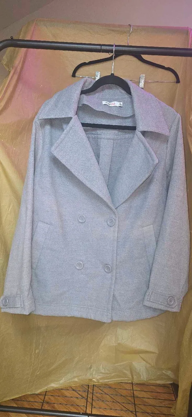 Grey Coat/jacket sz 2x