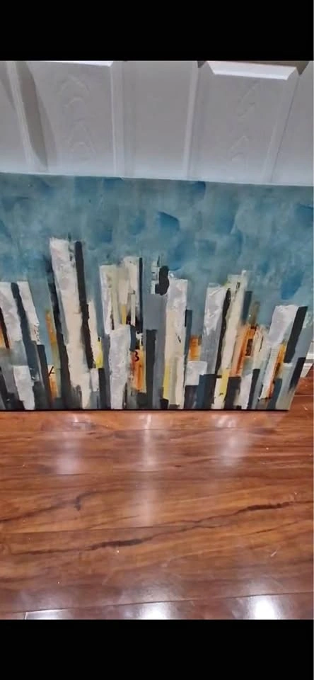 Abstract Cityscape Painting