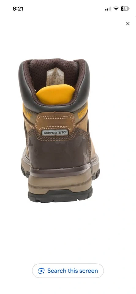 CATERPILLAR EXCAVATOR MEN WORK BOOTS (SIZE 9) - photo 5