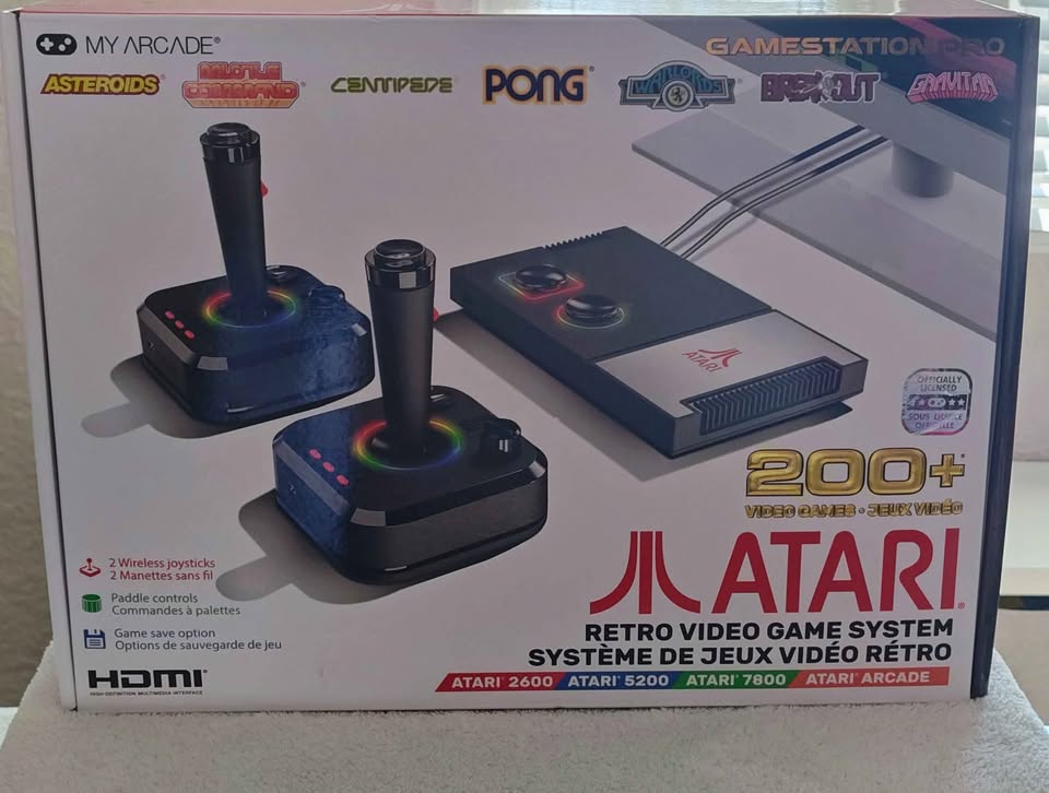 GameStation Pro Atari Retro Video Game System, 200+ Games