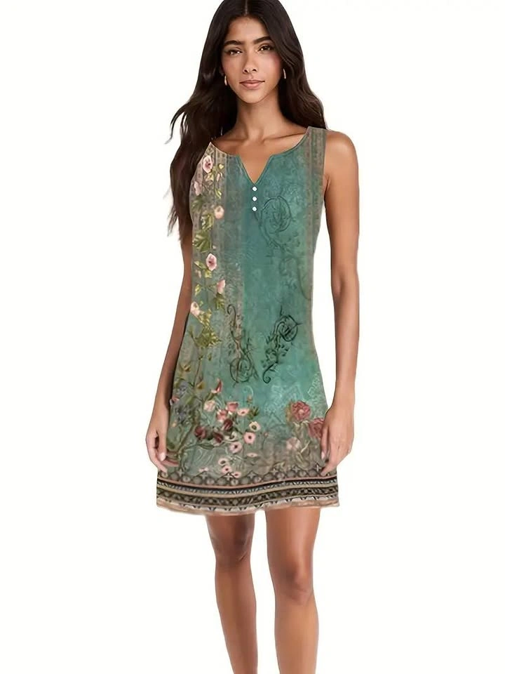 For Sale: Brand New Floral Print Summer Tank Dress - photo 3