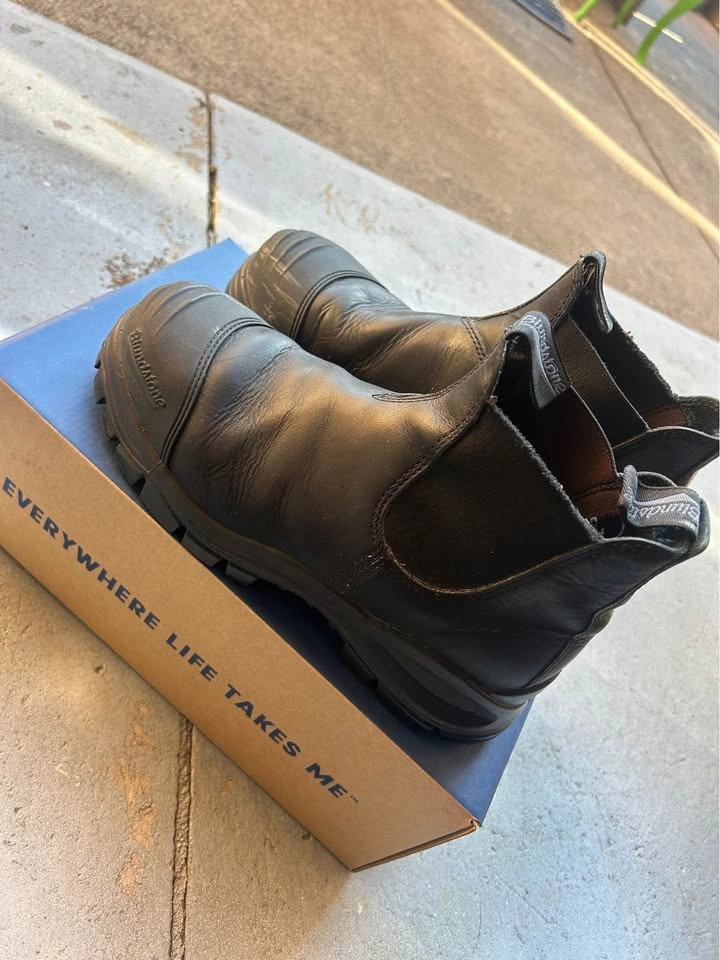 BLACK BLUND STONE MEN WORK BOOTS (SIZE 8.5) - photo 2