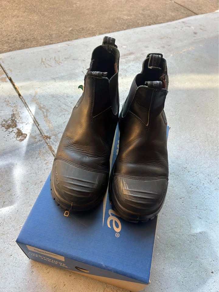 BLACK BLUND STONE MEN WORK BOOTS (SIZE 8.5) - photo 3