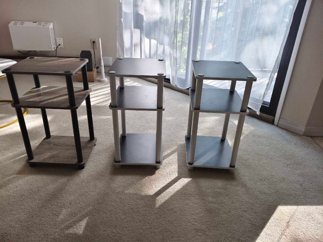 Furinno 3-Tier End Tables - Set of 3 (Great Condition) - photo 2