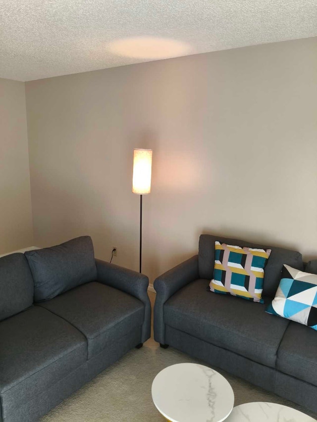 Modern Floor Lamp with Foot Switch - Excellent Condition - photo 3