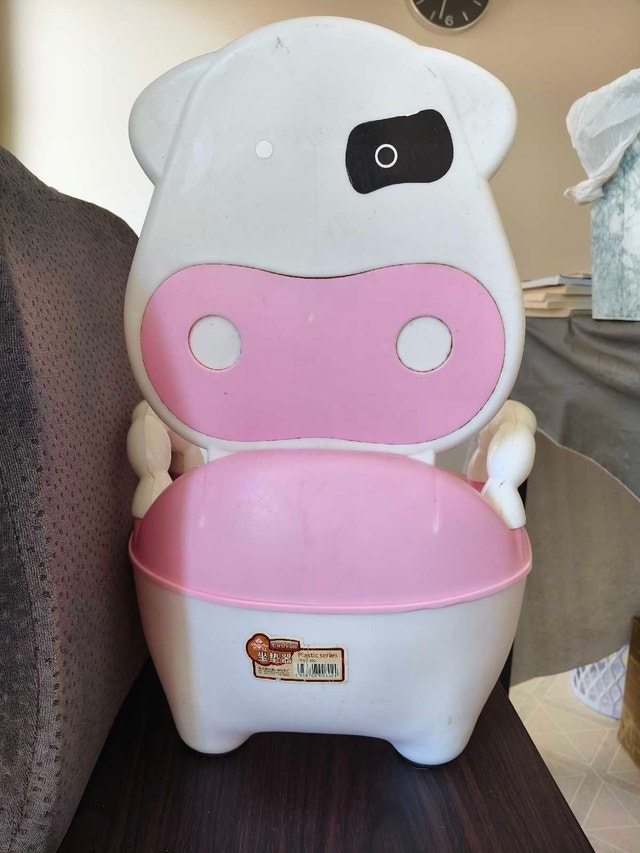 Cute Cow Potty Chair for Toddlers - Sanitized & Great Condition!
