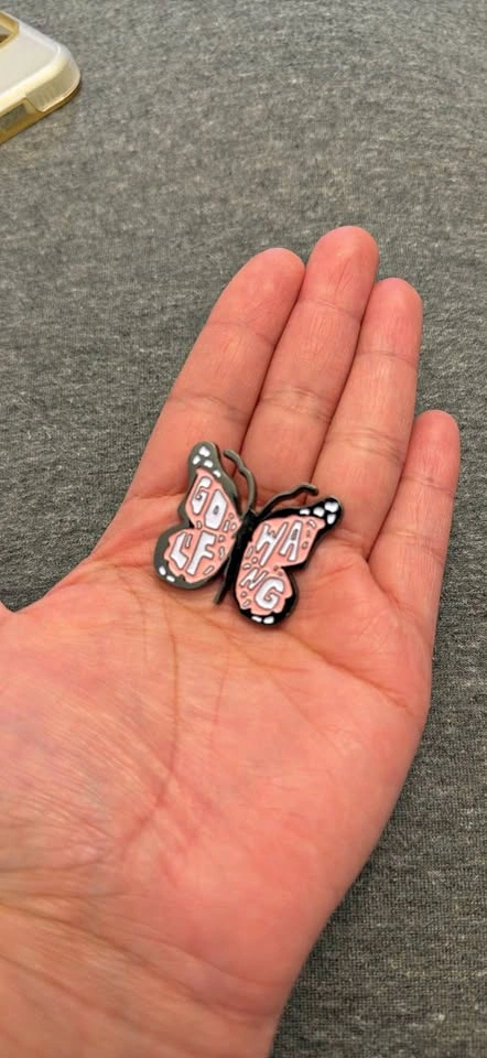 Golf Wang butterfly Jibbitz charm
