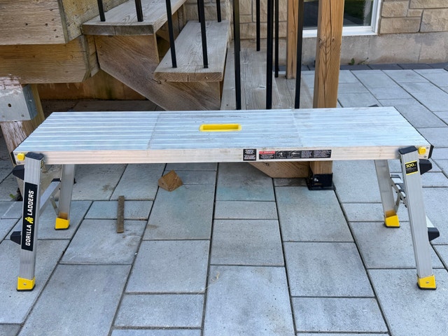 Gorilla Ladders Aluminum Slim-Fold Work Platform - 300Lbs - photo 4