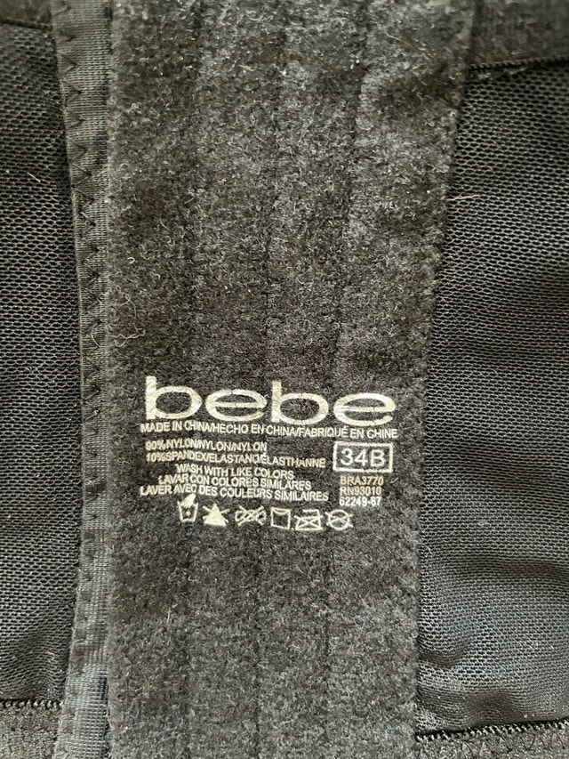 bebe Black Lace Bustier - photo 3