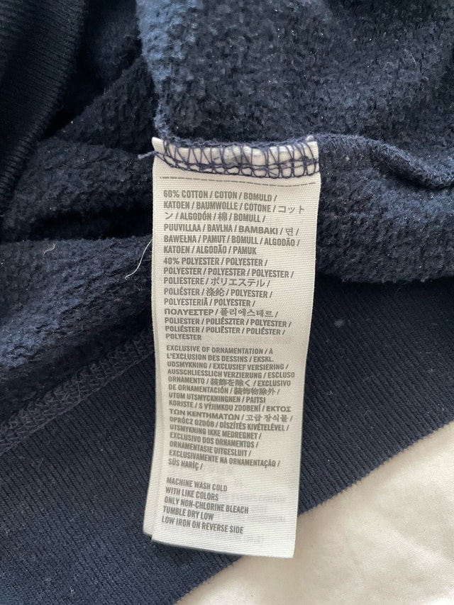 Hollister Navy Hoodie 2000s/2010s Like New - photo 3