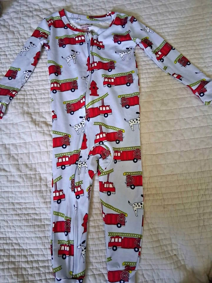 Another sleeper with cute little truck design size 12 months