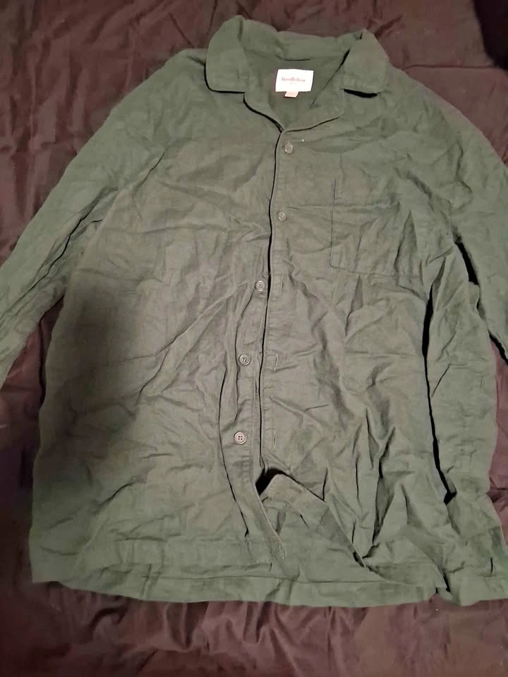 Dark green button up