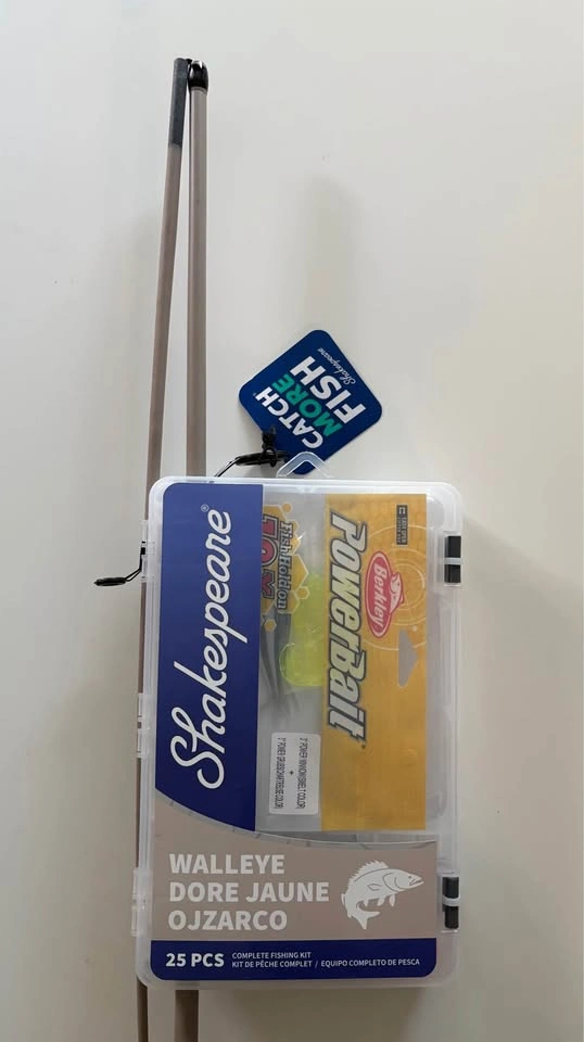 New Shakespeare Fishing Rod Reel Combo & Walleye Kit - photo 2