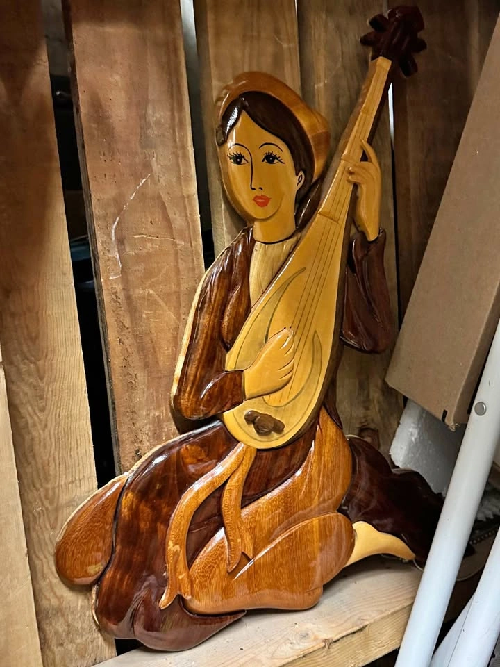 Wooden Wall Art Musician