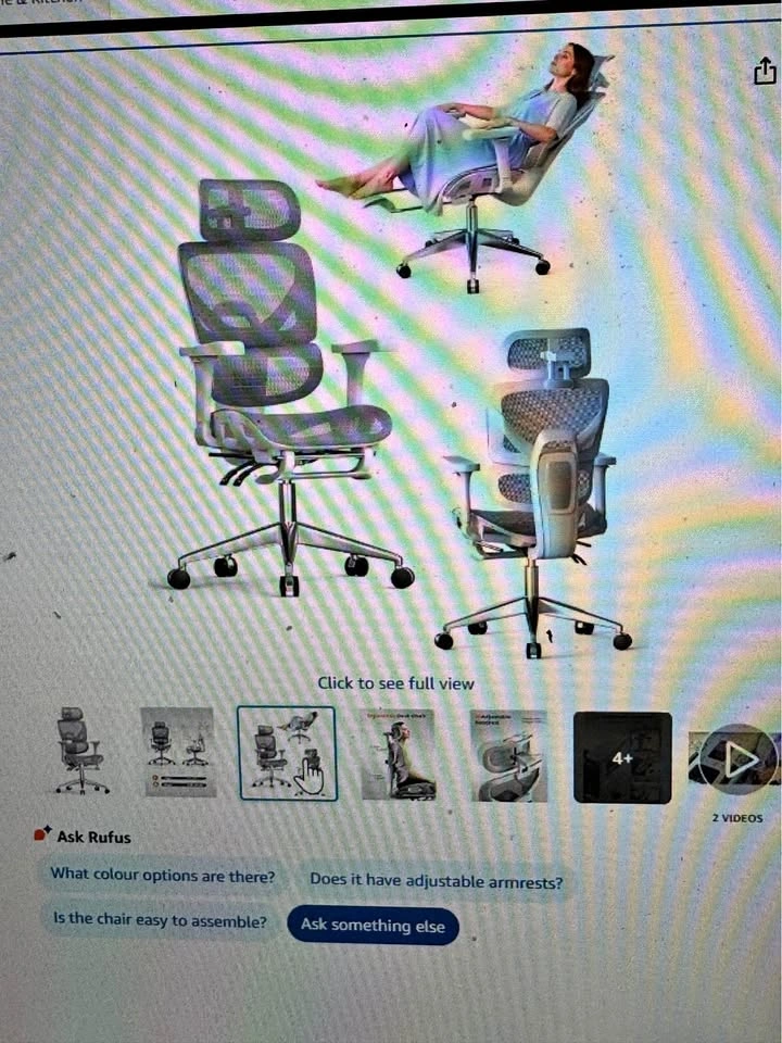 Naspaluro Ergonomic High Back Mesh Office Chair Grey