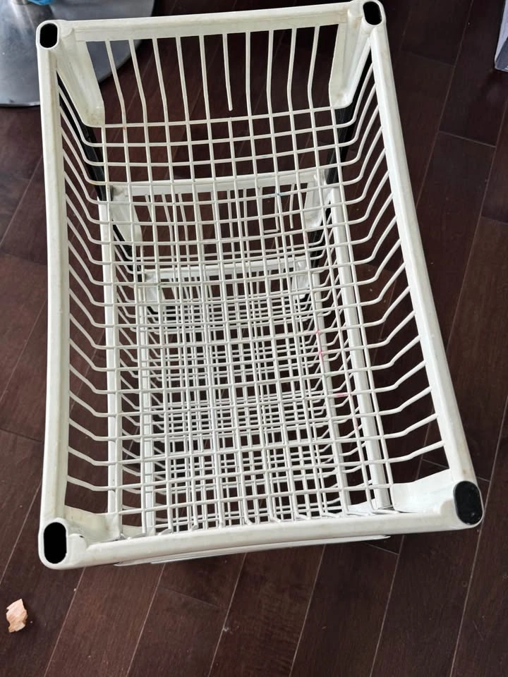 3-Tier Rolling Storage Cart White Black - photo 2