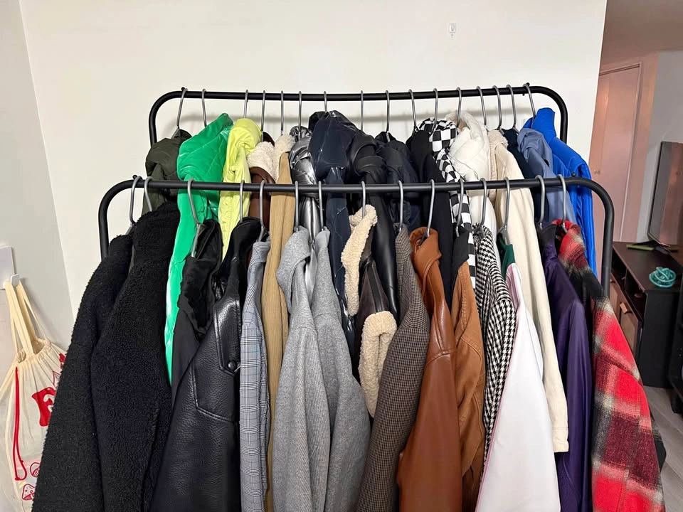 Double Clothing Rack / Garment Rack – Moving sale